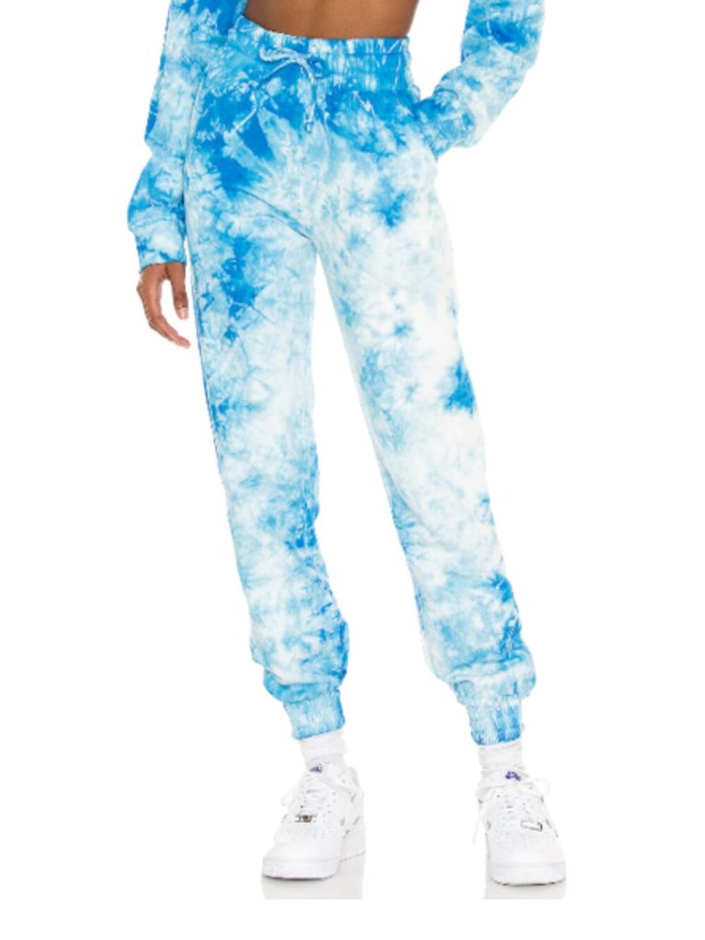 Frankies Bikinis X REVOLVE Frank Sweatpants Ocean Tie Dye - Fits Sz Small NWT